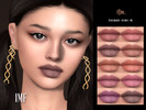Sims 4 — IMF Elvira Lipstick by IzzieMcFire — Elvira Lipstick contains 10 colors in hq texture. Standalone item with