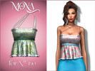 Sims 4 — Tanktop with suspenders by Mona — -New mesh-