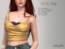 Sims 4 — Silk Top by astya96cc — 46 Swatches
