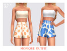Sims 4 — Monique Outfit by Black_Lily — YA, A, Teen
