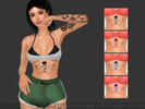 Sims 4 — Oracle Butterfly Tattoo by ANGISSI — PREVIEWS MADE USING HQ MOD HQ compatible