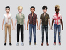 Sims 4 — Amour Shirt Boys by McLayneSims — TSR EXCLUSIVE
