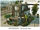 Sims 4 — The Foundry House by RayDesign9 — I build this house in Nordhaven, 20x15 lot size with 3 floors. This house has