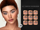 Sims 4 — 26. Liquid Eyeshadow by saratheme — -9 swatches