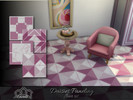 Sims 4 — Daisies Paneling floor set by Emerald — Daisies symbolize joy, cheerfulness and represent the simplicity of