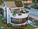 Sims 4 — Grandmas Cozy Corner l noCC by simZmora — Grandmas cozy modern home designed for peaceful living in The Sims 4.