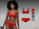 Sims 4 — ADV_Mabra_s4UnderwearSet04 by MABRA2 — bra and panties 4 swatches
