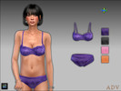 Sims 4 — ADV_Mabra_s4afUnderwearSet05 by MABRA2 — bra and panties