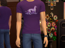 Sims 4 — Sam Winchesters Purple Dog Shirt by edxiety_ — Since I made a fan favorite piece of clothing for Dean i thought