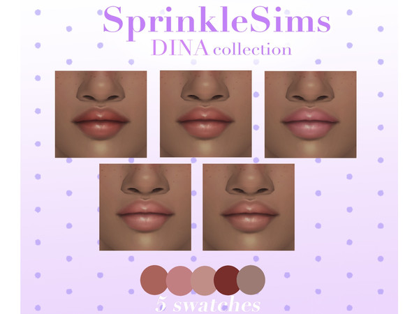 Sims 4 — [sprinklesims] DINAeyeshadow by Spri_nkleSims — DINA makeup collection consists of: contacts, blush, lipstick,