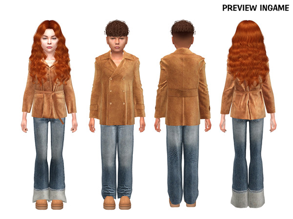 Sims 4 — DAPHS - Denim Jeans (Child-Boys) S331 - Patreon by Daph's — A cozy autumn outfit collection designed for child