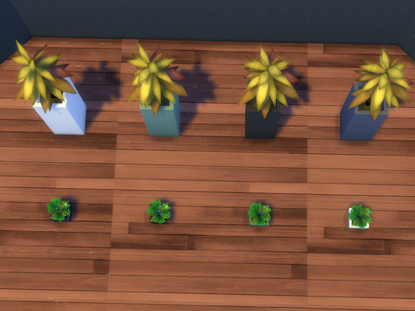 Sims 4 — Set Fired ceramic vases Small by CarineKitana — Set Fired ceramic vases Small - For decoration, with the scent