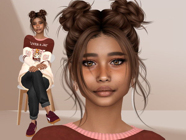 Sims 4 — Cherish Neumann by grinchk7 — (Teen Sim) If you want the Sim to look the same as in the pictures you need to
