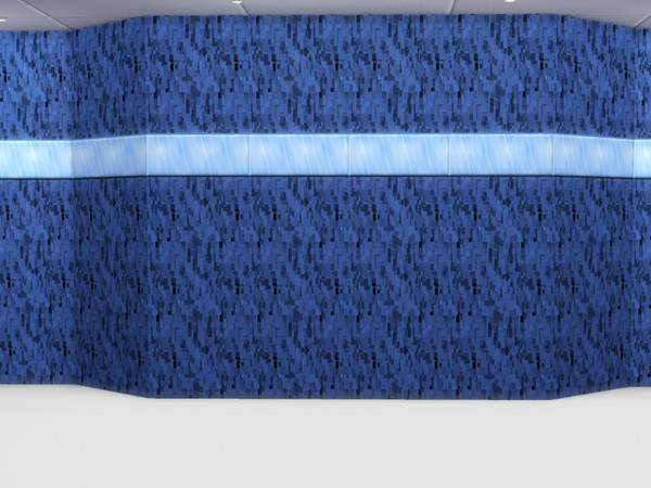 Sims 4 — Glamour Blue Wallpaper by CarineKitana — Wallpaper with shades of blue like small square confetti. Combine this