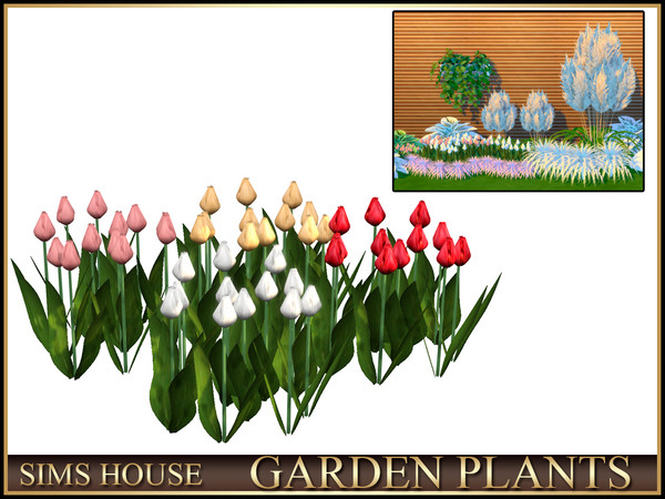 Sims 4 — Sims House Tulips | GARDEN PLANTS by Sims_House — GARDEN PLANTS