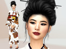 Sims 4 — Hatsue Asano by grinchk7 — If you want the Sim to look the same as in the pictures you need to download all the