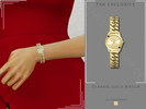 Sims 4 — Classic Gold Watch by Glitterberryfly — A classic gold watch. Comes in gold and silver