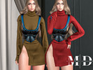 Sims 4 — sexy dress and top set with corset by Mydarling20 — Outfit Information Age Groups: Teens, Young Adults, Adults,