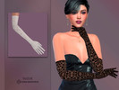 Sims 4 — Romantic Lace Gloves by Suzue — New Mesh (Suzue)