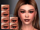 Sims 4 — Lilia  Eyebrows N28 by Suzue — 11 Swatches