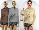 Sims 4 — Shirt Short Dress DO2197 by DOLilac — Custom thumbnail