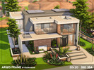 Sims 4 — Arqis Frame (NO CC) by xogerardine — I really love building modern houses and I don't do them often enough! This