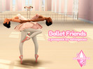 Sims 4 — Ballet Friends Posepack by ashlegacies — - Posepack