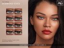 Sims 4 — Avi-Glam - Diamond Eyes by VentaStudio — 24 Swatches