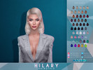 Sims 4 — Hilary Hairstyle by Anto — short elegant side parted hairstyle