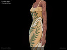 Sims 4 — Sleeve Tattoo by miiih5002 — A cohesive "sleeve" style tattoo that covers the entire left arm from the
