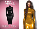 Sims 4 — Latex dress by Mona — -New mesh-