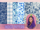 Sims 4 — Indigo Pattern Area Rug by gokcemsims — Early access versions and exclusive content are available on my Patreon.