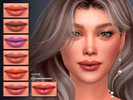 Sims 4 — Tianna Lipstick N112 by Suzue — 15 Swatches