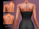 Sims 4 — Life is Tough Tattoo N54 by Suzue — 6 Swatches