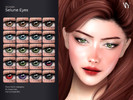 Sims 4 — VELYSEA Selune Eyes by VELYSEA — -Face Paint category -HQ comatble -20 swatches