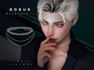 Sims 4 — Choker Chain Necklace V2 by Bobur2 — Choker Chain Necklace for female