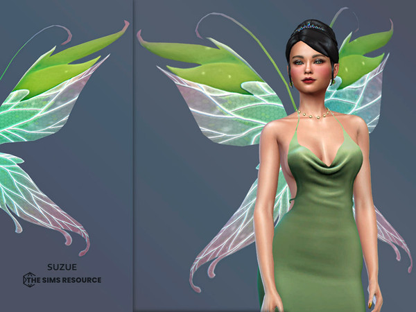 Sims 4 — Zyan Wings by Suzue — Fairy wings for Enchanted by Nature Expansion Pack.