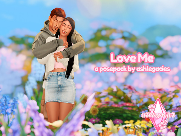 Sims 4 — Love Me Posepack by ashlegacies — - Posepack