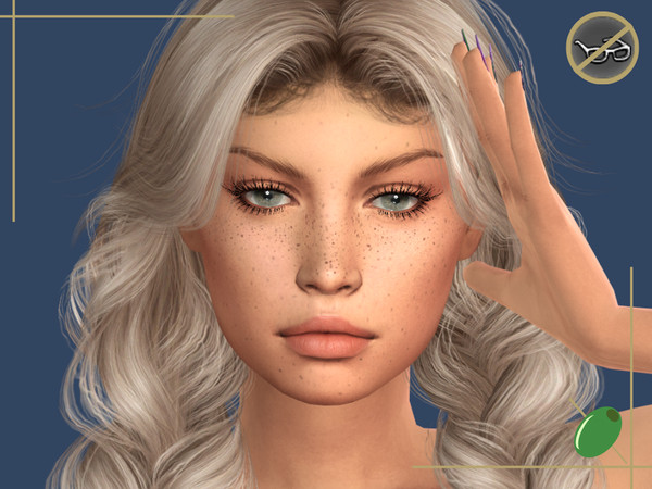 Sims 4 — Priya 3D Lashes Glasses Contradict by Pitted0live — Fluttery, wispy 3D eyelashes