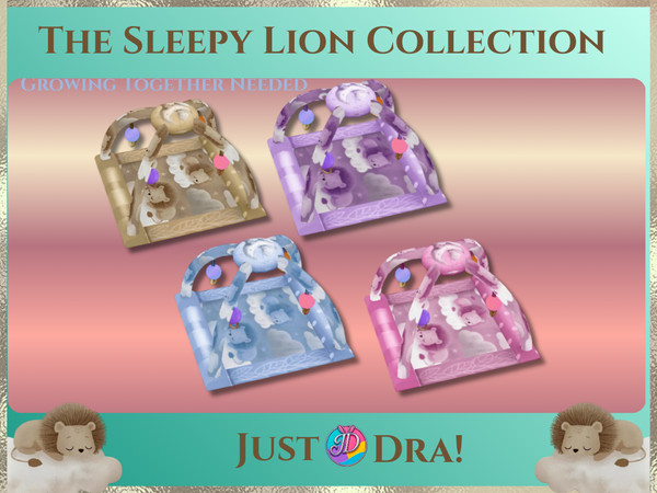 Sims 4 — Sleepy Lions Nursery Playmat |  Nursery JustDraven Draven Sleepy by Draven298 — See Pack Requirements Below