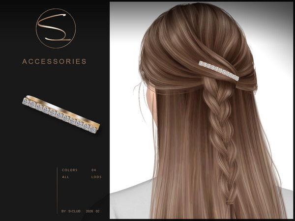 Sims 4 — sclub_ts4_ACC_ 030326 by S-Club — HAIR CLIP, hope you like, thank you