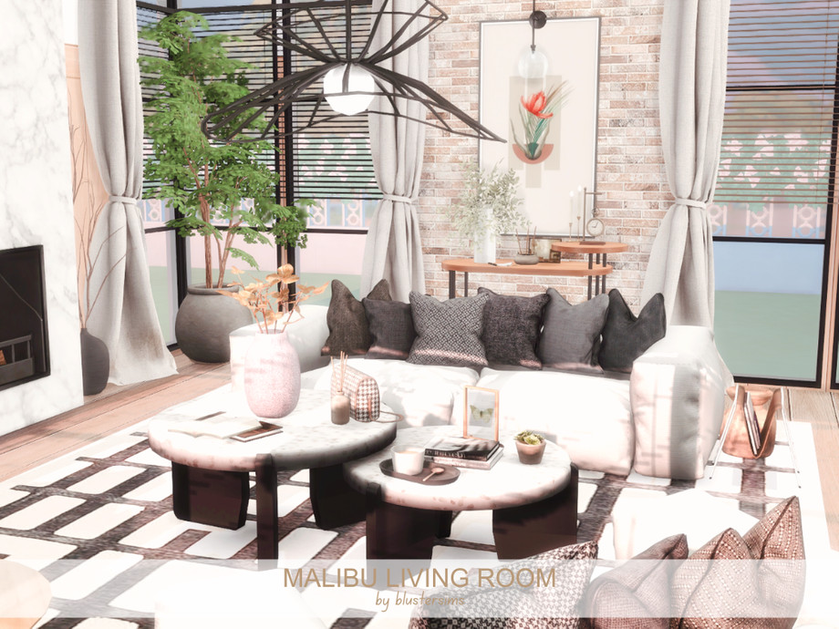 The Sims Resource | Malibu Living Room