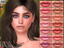 Sims 4 — Dayna Lipstick N305 by MagicHand — High-shine lip gloss in 18 colors - HQ Compatible.