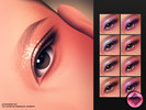 Sims 4 — MM Candy Glow Eyeshadow N367 by cosimetic — A vibrant, sparkly eyeshadow with a soft gradient finish. Available