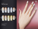 Sims 4 — VELYSEA Selune Nail by VELYSEA — -Fingernail category -HQ comatble -31 swatches