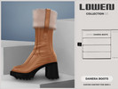 Sims 4 — LOWEN - Danera Boots by VentaStudio — Danera Boots