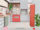 Sims 4 — Berry Cute - Theresa kitchen by melapples — a cute kitchen in bright colors. enjoy! 6x5