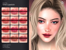 Sims 4 — VELYSEA Virel Lipstick by VELYSEA — -Lipstick category -HQ comatble -12 swatches