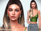 Sims 4 — Carola Boschi by DarkWave14 — Download all CC's listed in the Required Tab to have the sim like in the pictures.