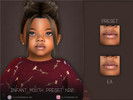 Sims 4 — Infant Mouth Preset N20 by PlayersWonderland — A new mouth preset specifially made for Infants. Available for